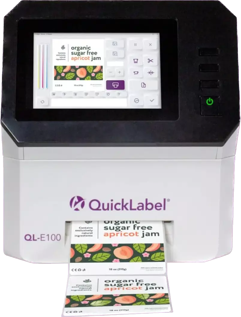 QL-E100 kompakt etikettskrivare